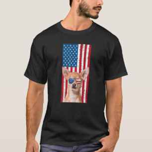 T-shirt Chihuahua Chien Pour Hommes Garçons Brown Chiwawa