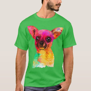 T-shirt Chihuahua coloré