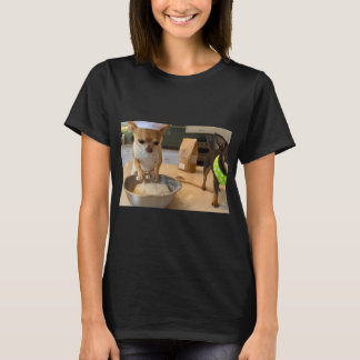 T-shirt Chihuahua cooking
