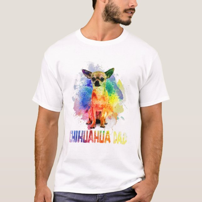 T-shirt Chihuahua Dad mou (Devant)