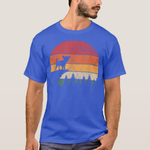 T-shirt Chihuahua Dog Sunset Retro Style pour les femmes