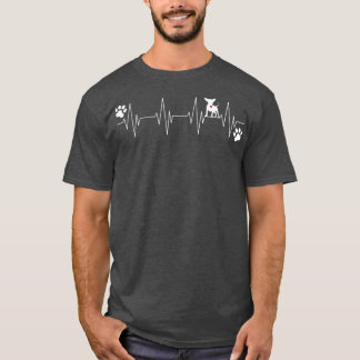 T-shirt Chihuahua Heartbeat Funny Chien propriétaire Lover
