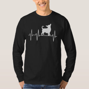 T-shirt Chihuahua Heartbeat Pour Les Ventilateurs De Petit