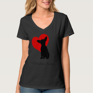 T-shirt Chihuahua Mama Cadeau Femmes Amoureux de les chien