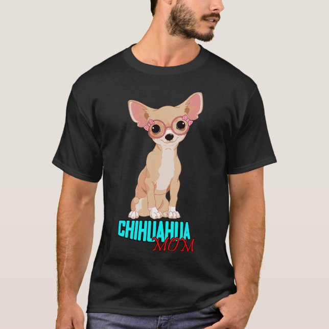 T-shirt Chihuahua Maman (Devant)