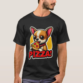 T-SHIRT CHIHUAHUA MANGER PIZZA 16