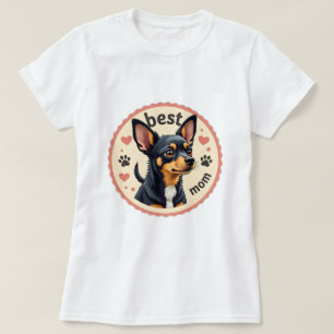 T-shirt Chihuahua 'Meilleure maman chihuahua'