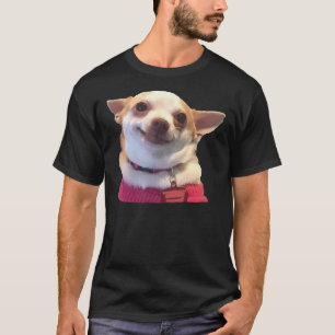 T-shirt Chihuahua Mème sourire
