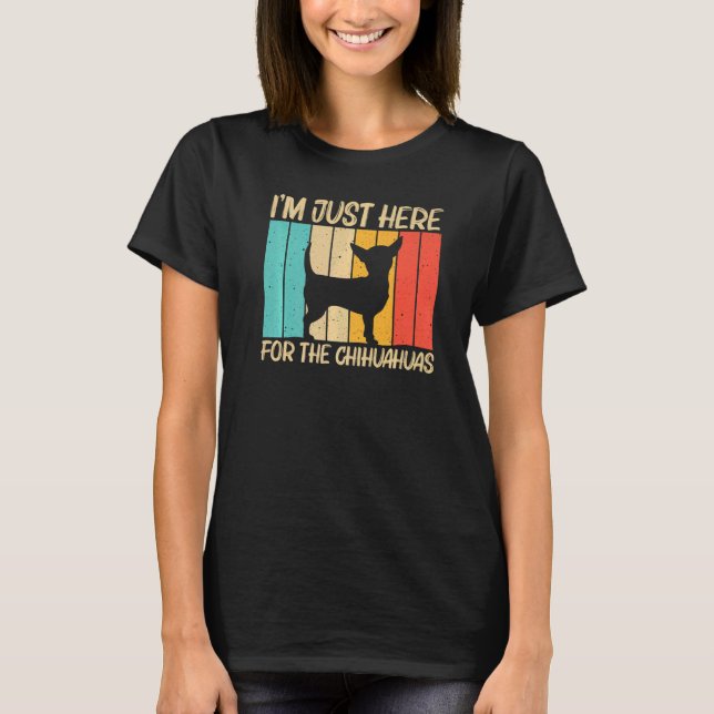 T-shirt Chihuahua mignonne pour hommes femmes Chihuahua ch (Devant)
