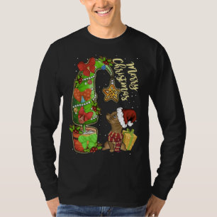T-shirt Chihuahua Noel Joyeux Noël Pour Vous Demember Ch