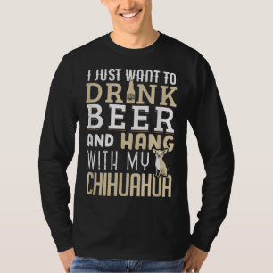 T-shirt Chihuahua Papa Funny Fête des pères Amoureux des c