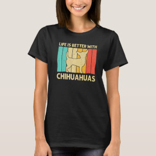 T-shirt Chihuahua pour hommes femmes propriétaire d'animal