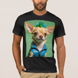 T-SHIRT CHIHUAHUA PUNK ROCK 13