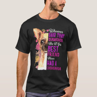 T-shirt Chihuahua Sont Une Fille Meilleur Ami Chien Maman