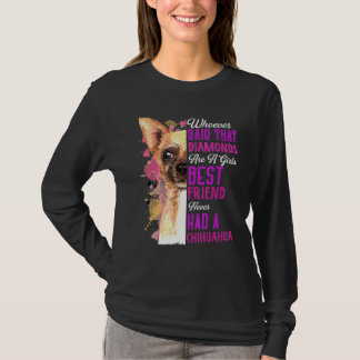 T-shirt Chihuahua Sont Une Fille Meilleur Ami Chien Maman
