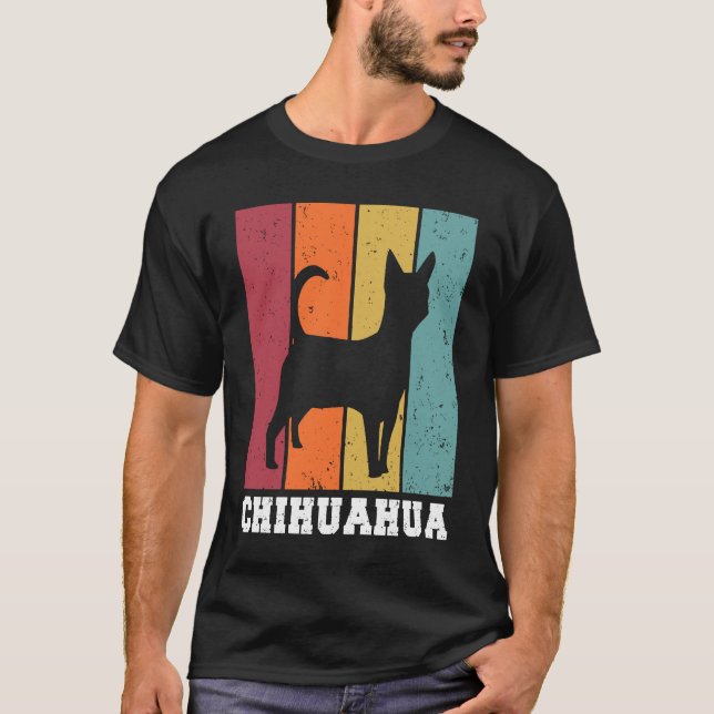 T-shirt Chihuahua Vintage  2 (Devant)
