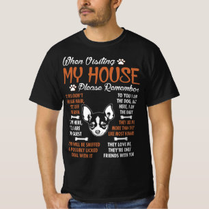 T-shirt Chihuahua Visite Ma Maison S'Il Vous Plaît Rappel