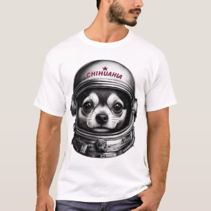 T-shirt Chihuahua, voyageur Rétro soviétique chien spatial