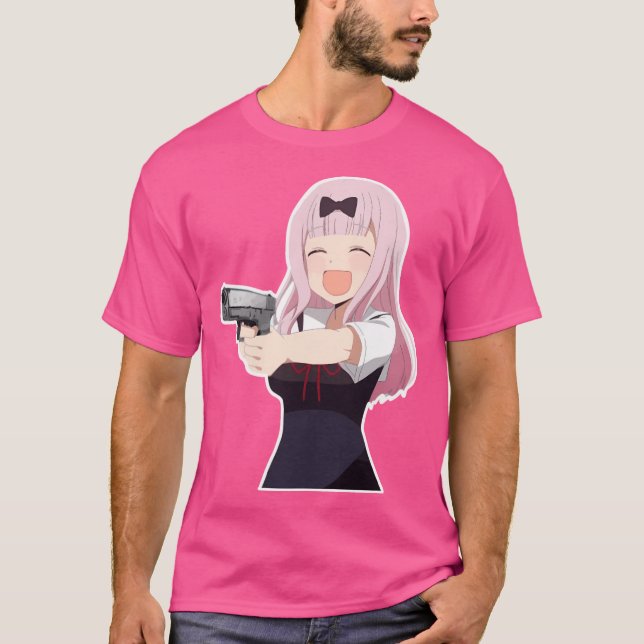 T-shirt Chika Fujiwara Possède Une Fille D'Anime Avec Un A (Devant)