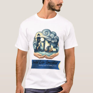 T-shirt Child Life Specialist Guiding Light Healing Hearts