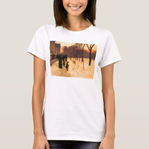 T-shirt Childe Hassam - Boston au crépuscule quotidien