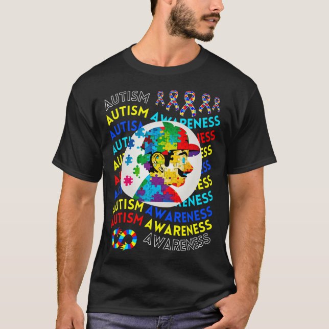T-shirt Childrens Autism Awareness Navigating Autism Autis (Devant)