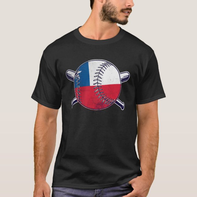 T-shirt Chilean Baseball Sport Chile Baseball Team (Devant)