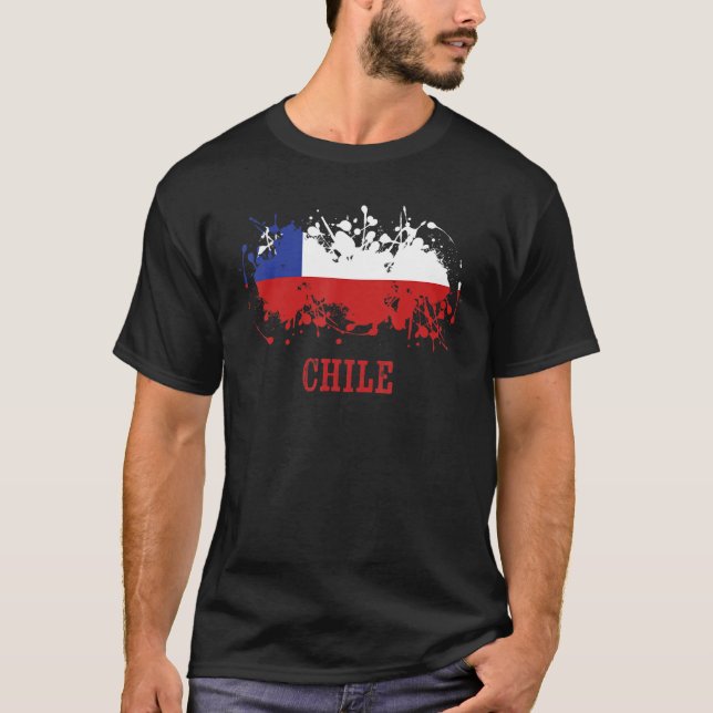 T-shirt Chilean enthusiasts for Chile and Chile (Devant)