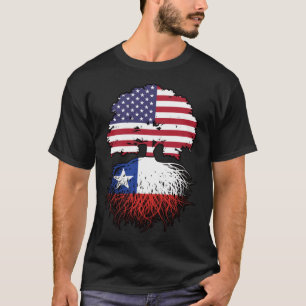 T-shirt Chili Amérique chilienne États-Unis drapeau des ra