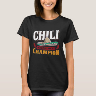 T-shirt Chili Cook Off Champion Cuisine Équipe A