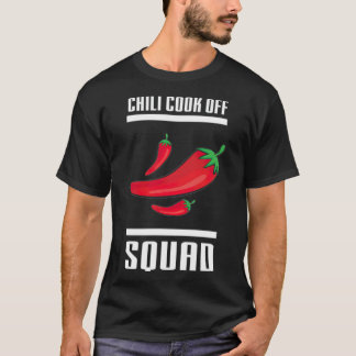 T-shirt Chili Cook Off Squad Chili Concours Correspondre a