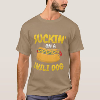 T-shirt Chili Dog Hot dog Saucisson Fastfood drôle ami