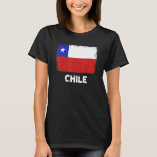 T-shirt Chili Drapeau Soutien Peuple Chilien Femmes Hommes