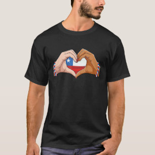 T-shirt Chili Femmes Hommes Patriotique Drapeau Chilien Dr