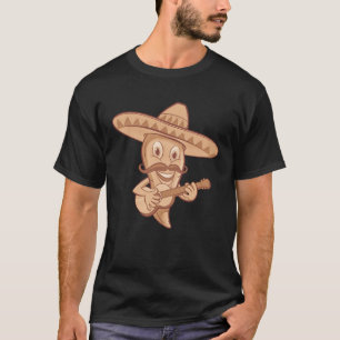 T-shirt Chili mexicain Mariachi Guitare Musicien