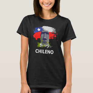 T-shirt Chili Mois du patrimoine hispanique Moaï Yo Soy Ch