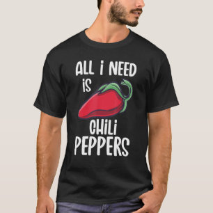 T-shirt Chili Poivrons Rouge épicé poivron Manger Mexicain