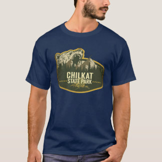 T-shirt Chilkat State Park Alaska Retro Badge Camping Hiki