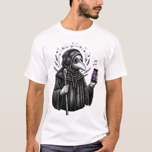 T-shirt Chill Beats to Survive the Plague To (Devant)