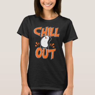 T-shirt Chill Out Femmes Hangout Pingouin Amour 1