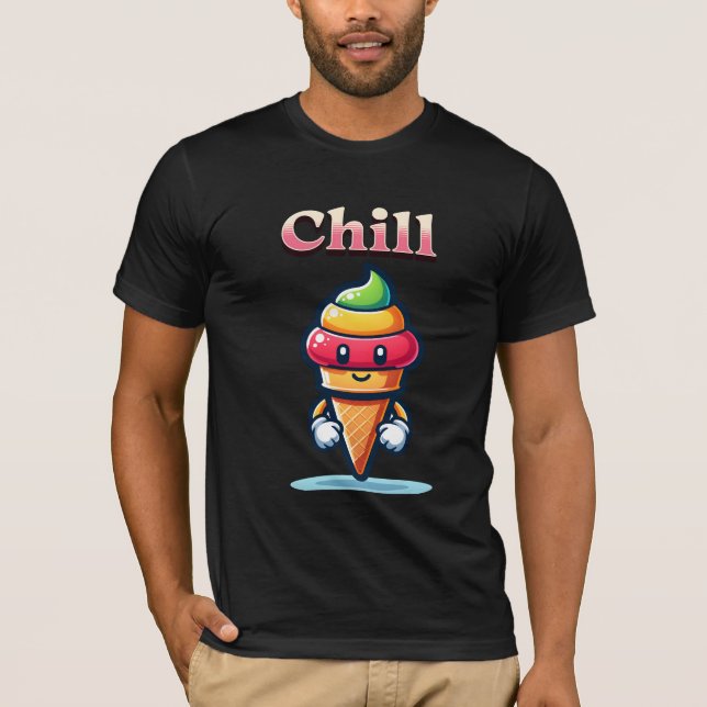 T-shirt Chill Rainbow Sherbet (Devant)