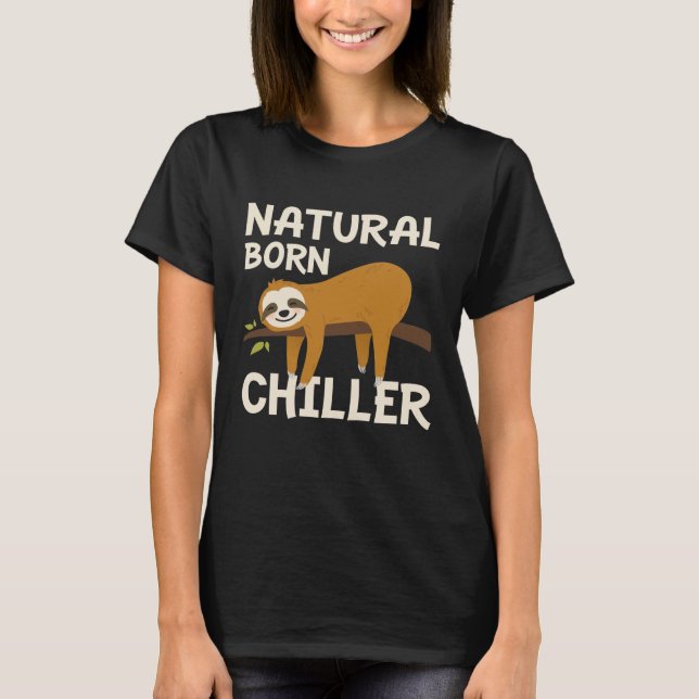 T-shirt Chiller naturel né (Devant)