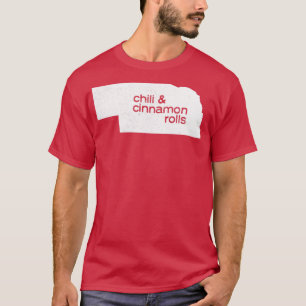 T-shirt Chilli alimentaire Nebraska vintage cannelle roule