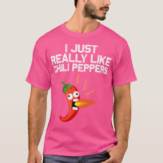 T-shirt Chilli Pepper Design Pour Hommes Femmes Haba Épicé