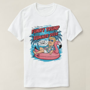 T-shirt Chillin comme un Felon drôle Trump été 2024