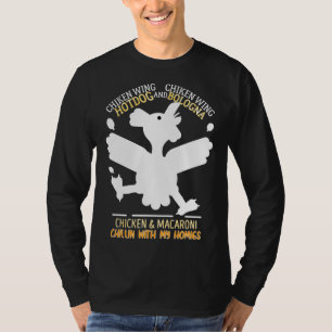 T-shirt Chillin de poulet avec moi