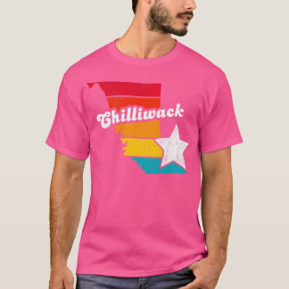 T-shirt Chilliwack Colombie-Britannique Canada Disques Vin