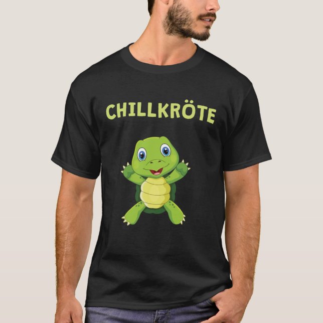 T-shirt Chillkröte turtle  turtle for animal (Devant)
