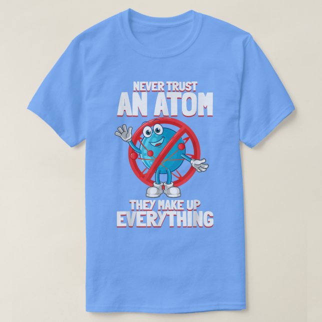 T-shirt Chimie amusante Cadeaux Nerd Atoms Aimer Science P (Design devant)