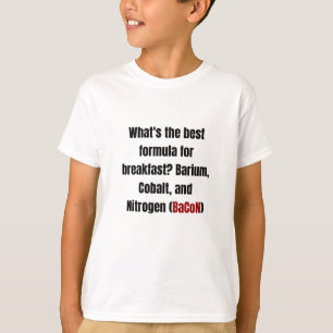 T-shirt Chimie Bacon Pun Papa Blague Science amusante